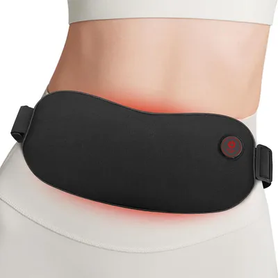 Produktbild von Heizgürtel mit Akku, elektrischer Wärmegürtel mit Graphen-Heizung, 3 Temperaturstufen 48-60℃,USB aufladbar, Wärmeunterstützung für Bauch und Rücken