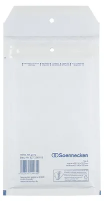 Produktbild von Soennecken Luftpolstertasche 2371 B/00 110x215mm hk ws 200 St./Pack.