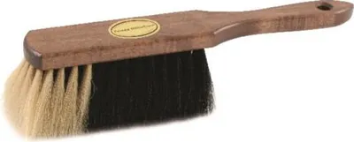 Produktbild von Sorex Handfeger Rosshaar Länge 290mm braun lackiert heller Bart - 31871