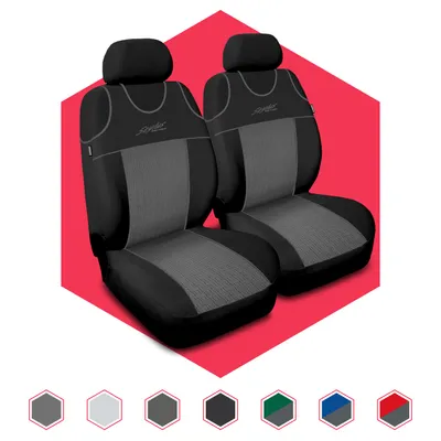 Produktbild von Autositzbezüge Universal Schonbezüge Sitzauflage PKW 1+1 Vorne Polyester Grau
