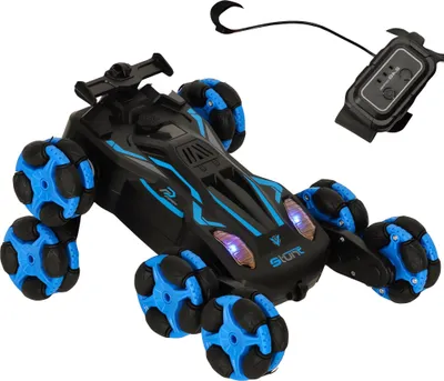 Obrázek produktu pro KIK KX3739 RC Auto ovládané prstem 8 kol s hudbou modré