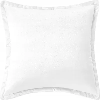 Zdjęcie produktu dla Poszewka dekoracyjna SOFT Velvet Biała 40x40 cm z zamkiem błyskawicznym