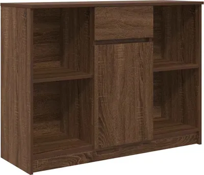 Obrázek produktu pro Příborník se zásuvkou Hnědý dub 101x35x76 cm kompozitní dřevo