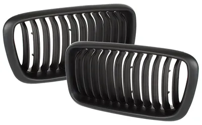 Produktbild von BMW 7er E38 FL 98-01 Nierengitter zwischen den Scheinwerfern, links + rechts, schwarz matt