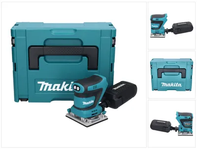 Produktbild von Makita DBO 482 ZJ Akku Schwingschleifer 18 V 112 x 102 mm + Makpac - ohne Akku, ohne Ladegerät