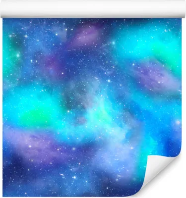 Produktbild von 10m VLIES TAPETE Rolle Kinderzimmer Kosmos Galaxie Sterne Weltall Magie XXL