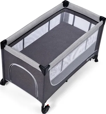 Image de KINDERKRAFT SELECT Lit de voyage Leody Grey, Premium