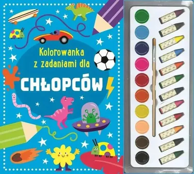 Image de Kolorowanka z zadaniami dla chłopców - praca zbiorowa