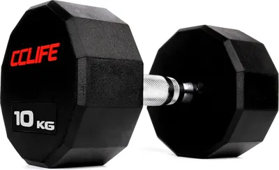 Produktbild von Famanu Hanteln Gummierte Hex 10 kg - 30 kg Halter