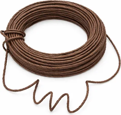 Produktbild von Papierdraht 2 mm 10 m Papierkordel Basteldraht Dekodraht biegsam brandy