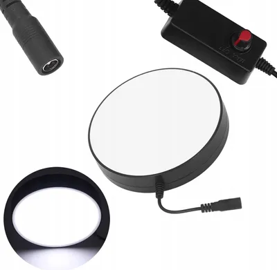 Immagine prodotto di Rosfix Illuminatore LED – Microscopio | Diametro 135 mm, 6-10 W, Luminosità Regolabile, AC 230 V | Microscopi Stereo e Trinoculari