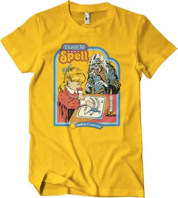 Produktbild von Learn To Spell T-Shirt - Large - Gold