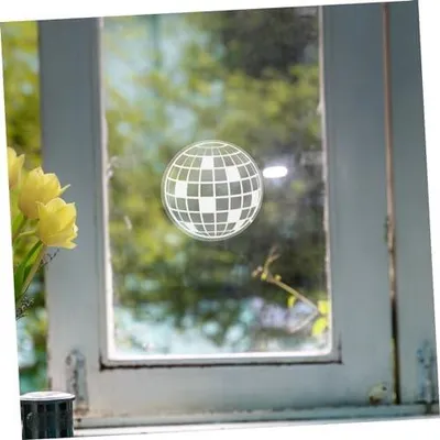 Produktbild von Statisch haftende Fensteraufkleber zur Vermeidung von Vogelkollisionen, Sonnenfänger-Fensterfolie und Warnaufkleber für Vögel