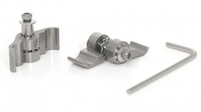 Produktbild von XLC Bremsleitungshalter BR-X12 Verstellbar, silber (2 Stück)