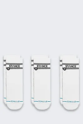 Zdjęcie produktu dla Skarpety Stance Basic Quarter 3 pary White