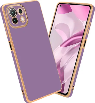 Obrázok produktu pre Cadorabo Ochranné puzdro pre Xiaomi Mi 11 LITE (4G / 5G) / 11 LITE NE Case in Purple Kryt mobilného telefónu TPU Silikónové puzdro na ochranu fotoaparátu
