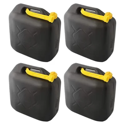 Produktbild von RESCH Kraftstoffkanister Benzinkanister 4 x 20L Reserve Kanister Benzin Diesel Autokraftstoff Tankkanister Outdoor Notfall Kanister Fahrzeug Garage