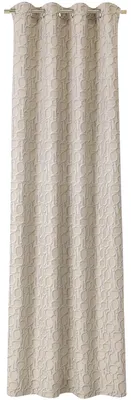 Blickdichtes Vorhangpaneel mit Ösen, beige, 140x250 cm