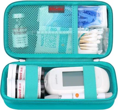 Produktbild von Diabetische Reiseetuis, Organizer-Taschen für Diabetikerbedarf, praktische Tragetaschen, kompakt und leicht, ideal für Reisen