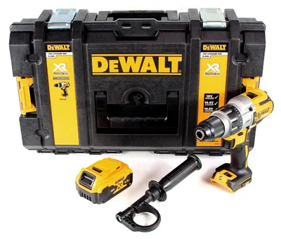 Image de DeWalt DCD 996 Perceuse-visseuse à percussion sans fil 18V 95Nm Brushless + 1x Batterie 5,0Ah + Coffret de transport Toughbox - sans chargeur