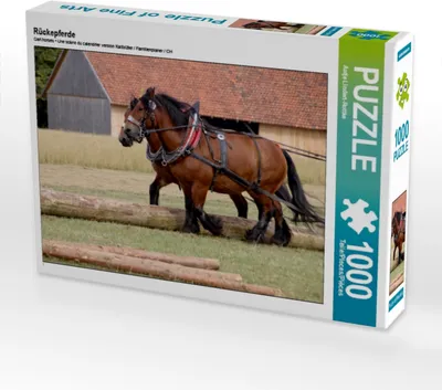 Produktbild von Calvendo Rückepferde 1000 Teile Puzzle quer 640x480mm, Lindert-Rottke Antje; 7428869