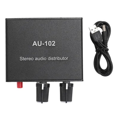Obrázek produktu pro Zvukový zesilovač, stereofonní zvukový zesilovač, stereofonní zvukový předzesilovač, stereofonní zvukový distributor, 3,5mm zvukový zesilovač, dvoukanálový zvukový zesilovač