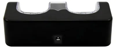 Produktbild von Doppelladestation mit zwei wiederaufladbaren Akkus erhöhter Kapazität für den Wii-Spielcontroller
