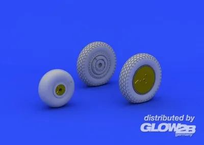 Produktbild von Eduard Accessories P-39 wheels early for Eduard 1:48 648202