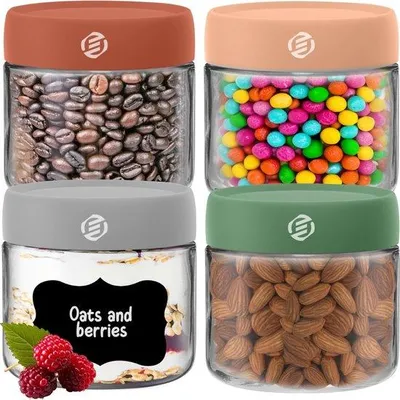 Produktbild von Übernight-Haferflocken-Schüssel-Set für Frühstück