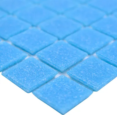 Produktbild von Schwimmbad Pool Mosaik North Sea Türkis Blau Uni