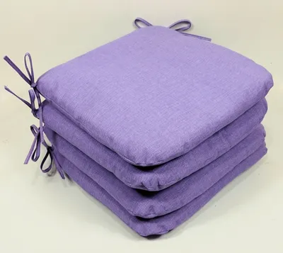 Obrázek produktu pro Sedák 40x40 cm látka fialový melír - set 4 kusy