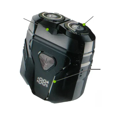 Produktbild von Mini Rasierer Herren Elektrisch, Nass- & Trockenrasierer, Portable Elektrorasierer Herren mit LED-Anzeige & Sperrfunktion, Wasserdichter Shaver