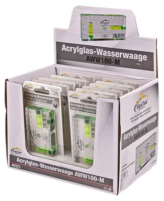 Produktbild von Acrylglas Wasserwaage AWW100-M Display