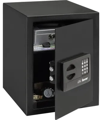 Möbeltresor mit Zahlenschloss, 38,6 l, schwarz