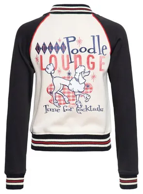 Produktbild von Queen Kerosin College Jacke - Poodle Schwarz S