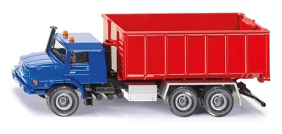 Productafbeelding van Siku vrachtwagen Mercedes-Benz Zetros met kipper; artikelnummer 3546