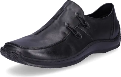 Zdjęcie produktu dla Rieker damskie skórzane buty wsuwane czarne