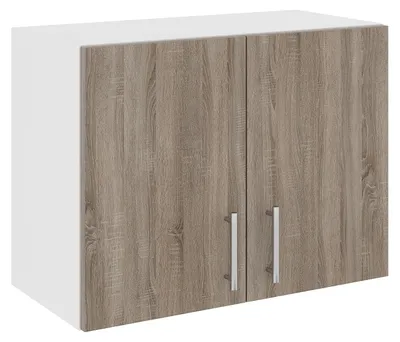 Produktbild von haaus Karo Dunstabzugshaubenschrank, Dunkle Sonoma-Eiche/Weiß, 60 x 30 x 45 cm