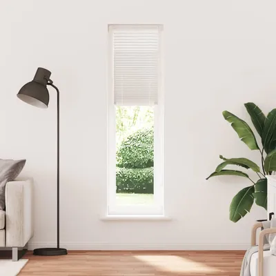 Produktbild von Verdunklungsplissee 60×200 cm in Weiß aus Polyester mit Aluminium-Schienen, Klemmfix-Montage ohne Bohren für Fenster und Türen