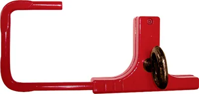 Immagine prodotto di Morsetto da ponteggio STUBAI 350 mm | ganasce e staffa di sospensione in alluminio | golfari per un'inclinazione fino a 60° | carico di trazione max. 800 N | supporto per lavori sul tetto |  Austria