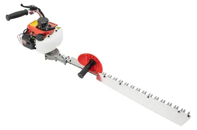 Image de Taille-haie à essence - 22,5 cc, 2 temps - 0,65 kW, 7 500 tr/min - Lame unilatérale affûtée - Monocylindre, refroidissement par air - Rouge