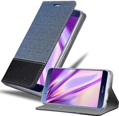 Produktbild von Cadorabo Hülle für Honor V9 Schutzhülle in Blau Handy Hülle Etui Book Case Cover