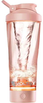 Productafbeelding van Elektrische eiwitshaker, USB-oplaadbaar, 600 ml, BPA-vrij, roze