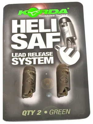 Produktbild von Korda Heli Safe Green - 2 Lead Clips