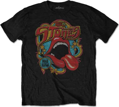 Produktbild von The Rolling Stones Retro 70s Vibe Black 2XL T-Shirt