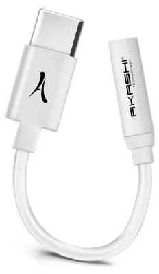 Image de Adapt/audio/usb-c / Jack 3.5 Tresse Alu - Akashi