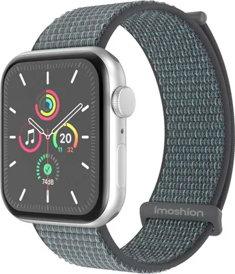 Immagine prodotto di Watch SE - 40 mm, Watch SE 2023 - 40 mm, Watch SE 2022 - 40 mm, Watch 9 - 41 mm, Watch 8 - 41 mm, Watch 7 - 41 mm, Watch 6 - 40 mm, Watch 5 - 40 mm, Watch 4 - 40 mm, Watch 41 mm, Watch 40 mm, Watch 3 - 38 mm, Watch 38 mm, Watch 2 - 38 mm, Watch 1 - 38 mm, Watch 10 - 42 mm Cinturino: imoshion Nylonband 2.0