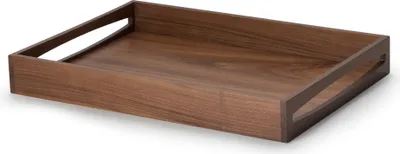 Image de CONTINENTA Tablett, Walnuss 49x35x6,3 cm 4240 4017167424002