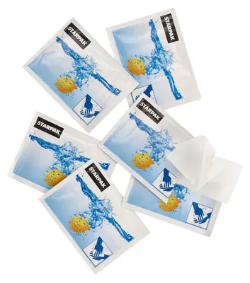 Produktbild von 500x Erfrischungstücher Citrustücher feucht einzeln verpackt 14x14cm 100% Vegan