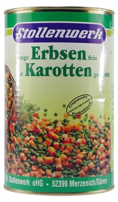 Produktbild von Stollenwerk Erbsen mit Karotten 4,0KG
